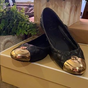 Tory Burch Quilt Leather Flats